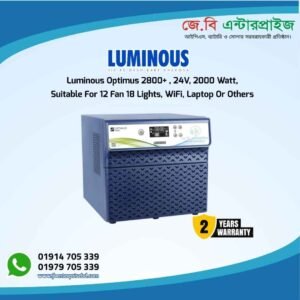 Luminous Ips Ups Optimus 2800+ 24v Pure Sine Wave