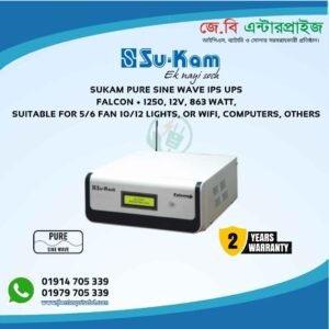 Sukam Pure Sine Wave Ips Ups Falcon Plus 1250 12v