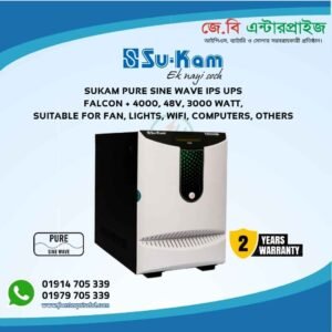 Sukam Pure Sine Wave Ips Ups Falcon Plus 4000 48v