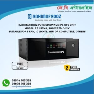 Rahimafrooz Pure Sine Wave Ips Ups Rz 1125 Va 900 Watt 12V